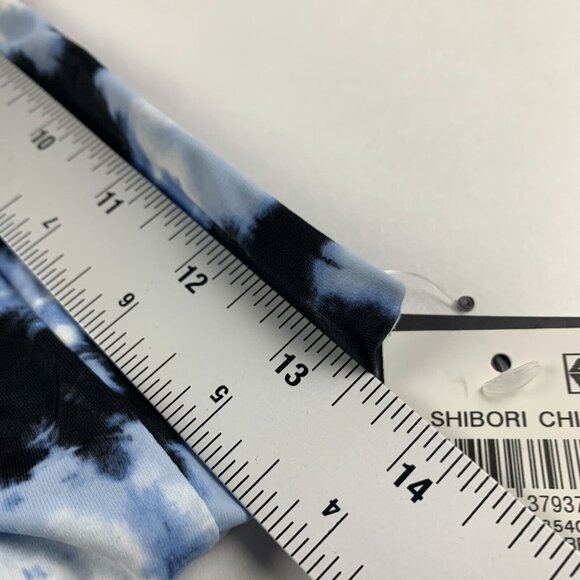 Bar III Shibori Tie-Dye High Waist‎ Bikini Bottoms Women's Small Peri Allure - Picture 3 of 7